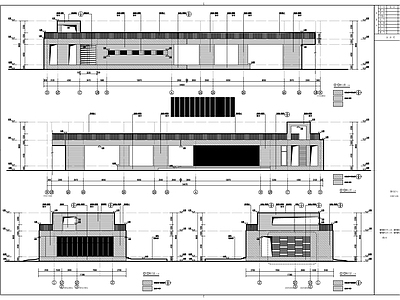 现代学校建筑 国际交流中心 施工图