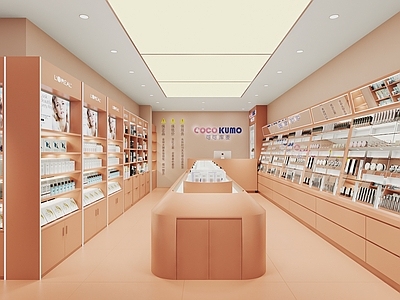 现代其他商业空间 彩妆店 美妆店 化妆品店 商业空间