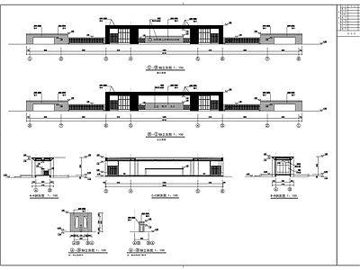 现代学校建筑 校 施工图