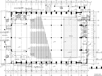 现代学校建筑 文体综合楼 施工图