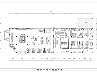 现代售楼处 营销中心 售楼部 施工图