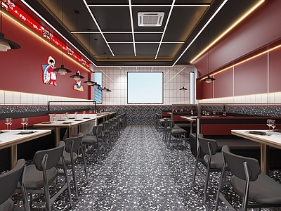 现代其他餐饮空间 餐饮店 烤鱼店