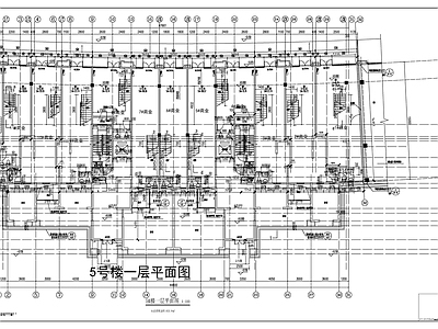 现代住宅楼建筑 商住楼建施图 施工图