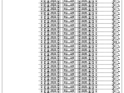 现代住宅楼建筑 现代商住楼建施 施工图