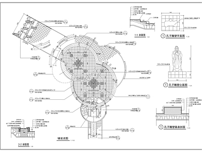 现代公园景观 社区公 施工图