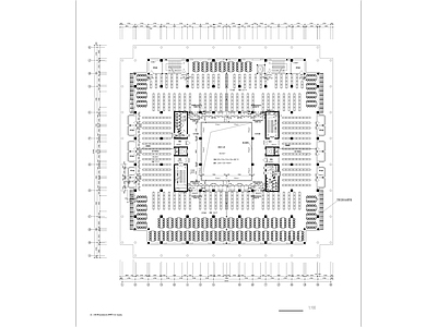 现代学校建筑 图书信息楼 施工图