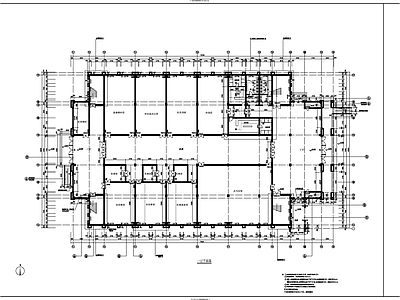 现代新中式学校建筑 体育艺术楼建施 施工图