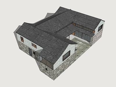 现代民宿建筑 平地民宿建筑 山地民宿建筑