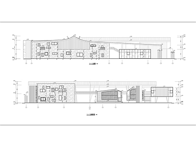现代学校建筑 美术馆 施工图