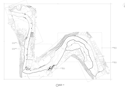 现代公园景观 一河两岸绿道景观 河道景观建设工程 施工图