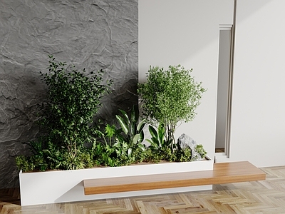 植物组合 堆 组合 树池