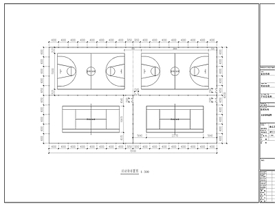现代其他景观 网球场 施工图