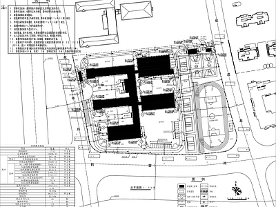 现代学校建筑 小学 平面图设计 施工图