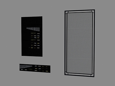 现代其他商业空间 洞洞板工具墙 铁丝网 扳手