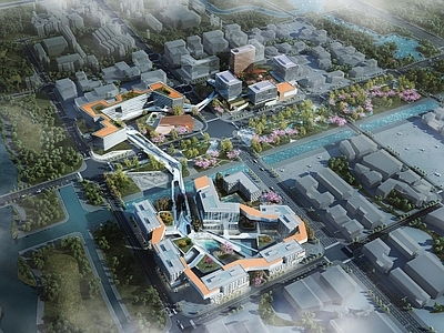 现代产业园建筑 科创产业园 办公园区规划 企业办公总部 办公商务街区 施工图