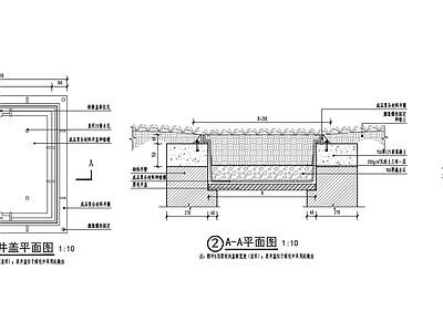 现代庭院 装饰井盖 园 私家 施工图