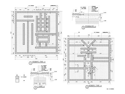 现代铺装图库 地面 施工图