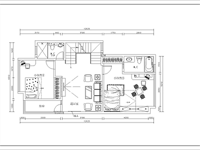 现代别墅建筑 自建房 别墅 平面图 施工图