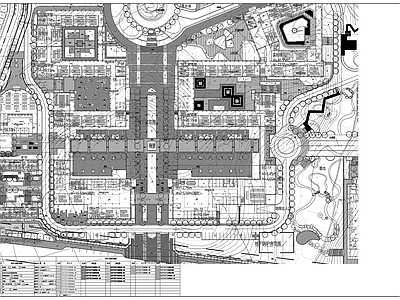 现代校园景观 中学园林景观工程 施工图