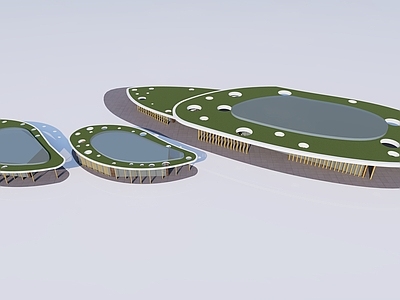 现代其他公共建筑 椭圆形