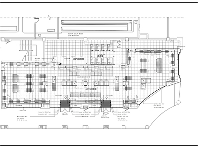 现代其他商业空间 知名国际折扣店装 施工图