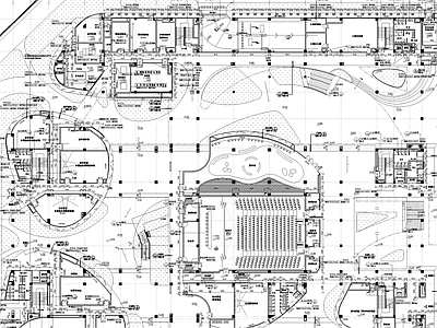 现代学校建筑 教学楼综合建筑 施工图