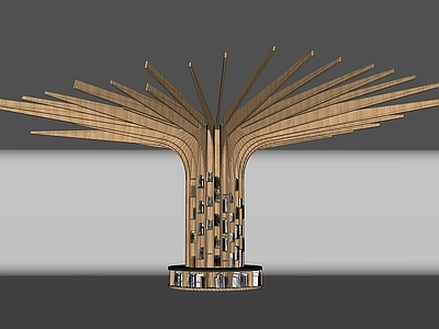 现代柱子 装饰柱 造型树 书框柱 圆柱 柱