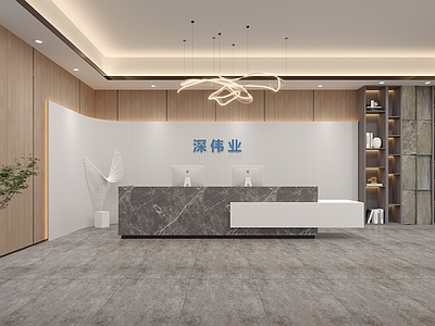 现代其他商业空间 电池电芯展厅