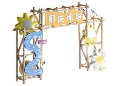 现代其他门 门头