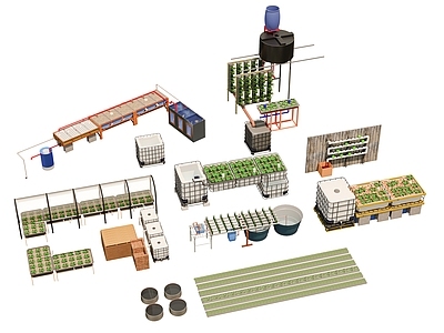 工业设备 水生养殖系统 大棚养殖 灌溉设备 菜园菜地 养殖培育设备