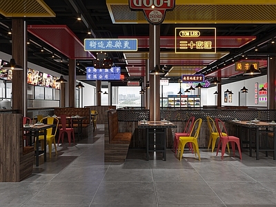 工业茶餐厅 港式茶餐厅 工业风茶餐厅