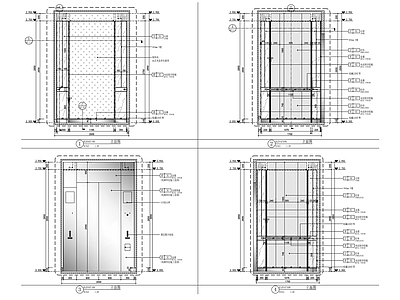 现代其他工装空间 电梯轿 施工图