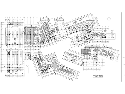 现代整体办公空间 某电商总部办公楼 施工图