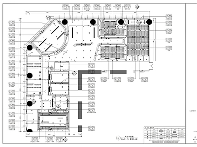 现代整体办公空间 办公室设 施工图