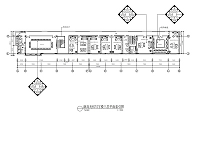 现代整体办公空间 光伏写字楼 施工图