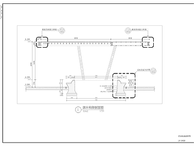 现代亭子图库 歪柱廊架 施工图