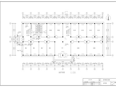 现代学校建筑 4层中学实验楼 施工图
