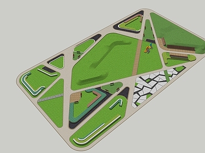 现代景观公园 社区公园 街角公园 市政绿地