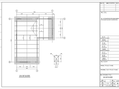 现代别墅建筑 轻钢别 施工图