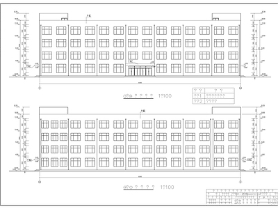现代学校建筑 教学 施工图