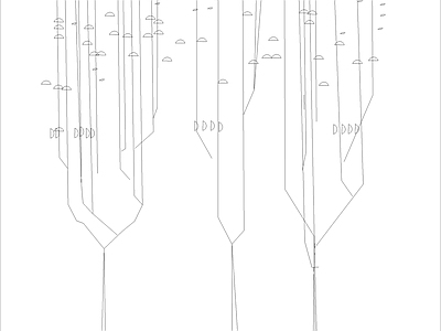 现代综合植物图库 红叶李3 立  施工图