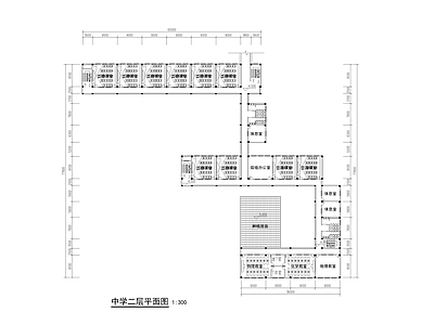 现代学校建筑 教学楼方案图 施工图