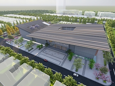 现代新中式其他公共建筑 现代博物馆 博物馆园区 新中式 博物馆 现代简约博物馆