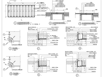 现代铺装图库 电力电缆井详图 施工图