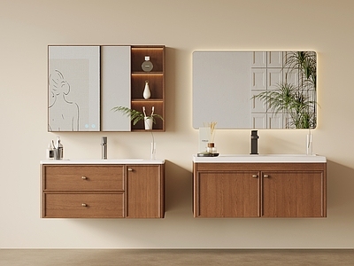 中古浴室柜 中古风浴室柜