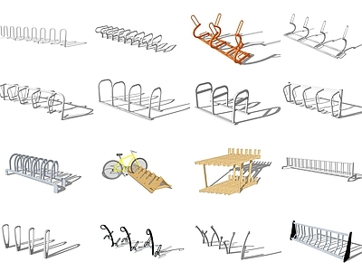自行车 最新自行车车架 现代自行车停车架