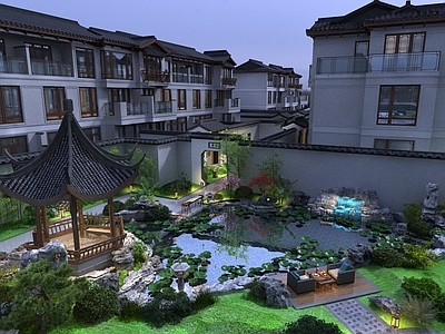 中式古建 中式园林