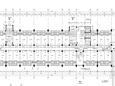 现代学校建筑 大学学生 施工图