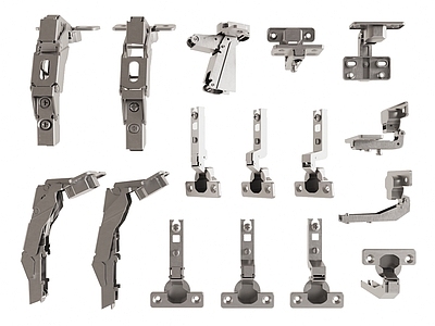 其他五金 铰链合叶 合页门页 金属五金构件 柜门铰链 半盖全盖铰链