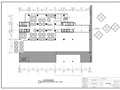 现代整体办公空间 办公楼装饰装修 施工图